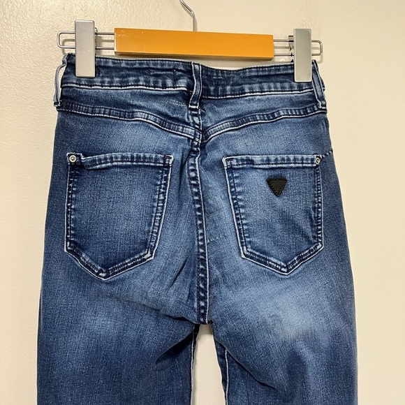 Guess 1981 Skinny Jeans Blue Stretch Denim Size 25 - Picture 9 of 13